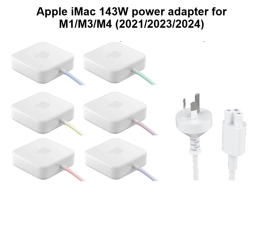 Apple iMac 143W power adapter for M1/M3/M4 (2021/2023/2024