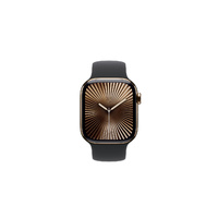 Apple Watch Series 10 42mm Gold Titanium (GPS + Cellular) Black Band - As New (Refurbished)