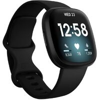 Fitbit Versa 3 Black AL Black Band - Good (Refurbished)