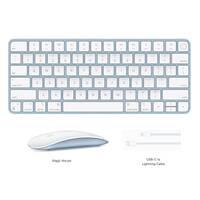 Magic Keyboard with Touch ID for Mac models with Apple silicon and Mouse 2 (Blue) - As New (Refurbished)